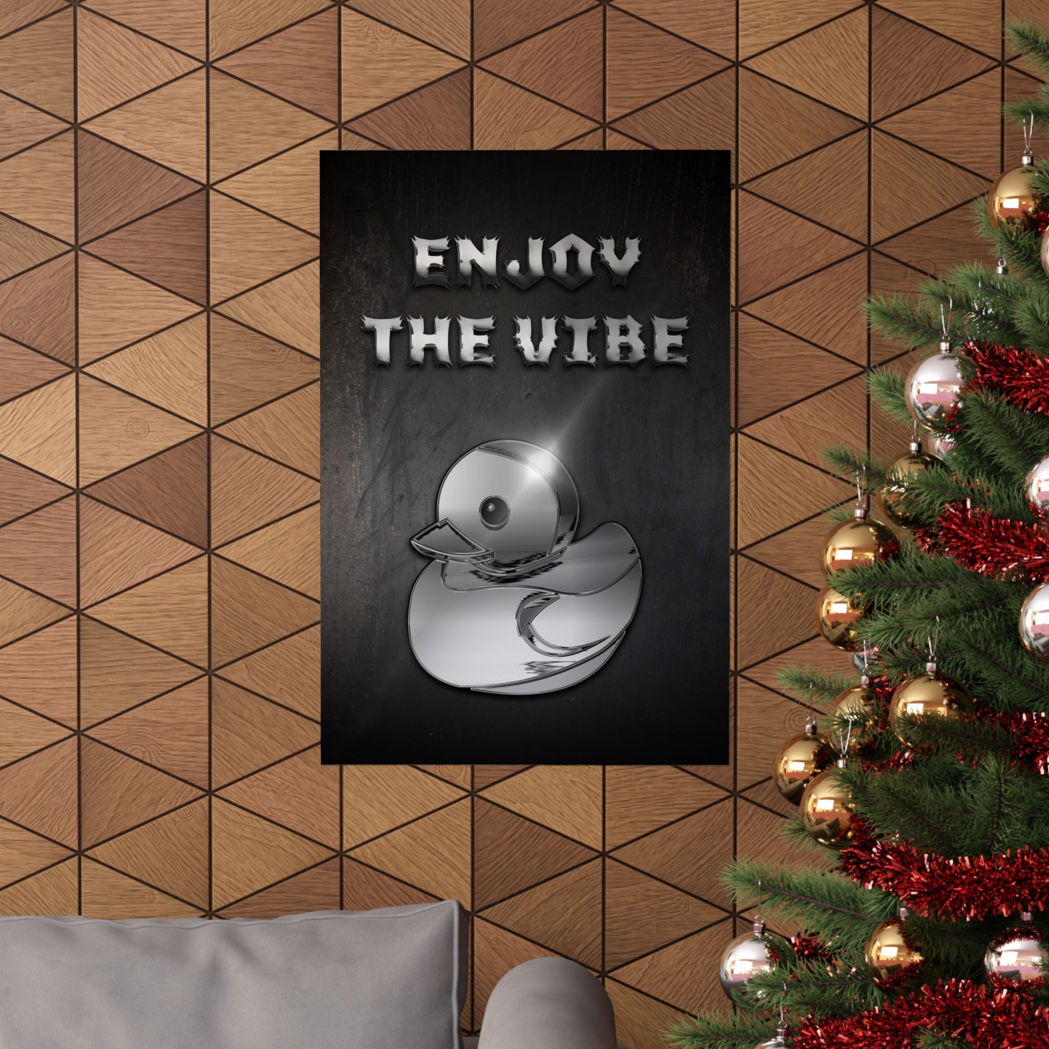Enjoy the Vibe Poster - Aesthetic Typography Art Print