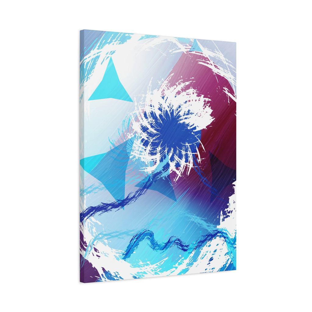 Geometry Portal Canvas Wall Art - Abstract Geometric Sci-Fi Decor