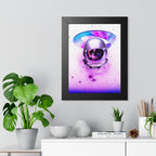 Astronaut Skeleton Skull Poster - Cosmic Space Skull Art