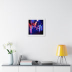 Japanese City Punk FX Poster - Neon Alleyway Cyberpunk Art Print