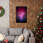 Hand of the Stars Poster Print - Celestial Cosmic Art