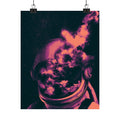 Vapor Astronaut In The Clouds Matte Poster Print