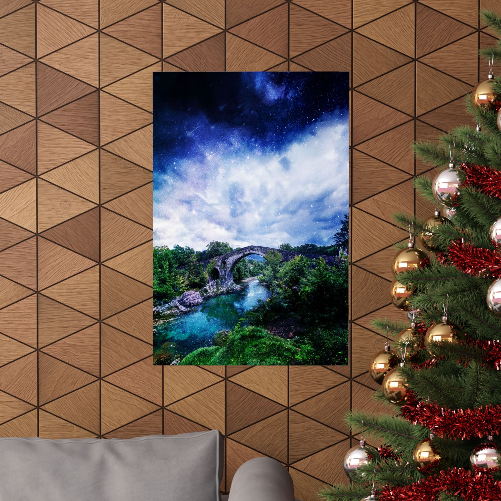 Enchanted Landscape Poster - Fantasy Forest Art Print