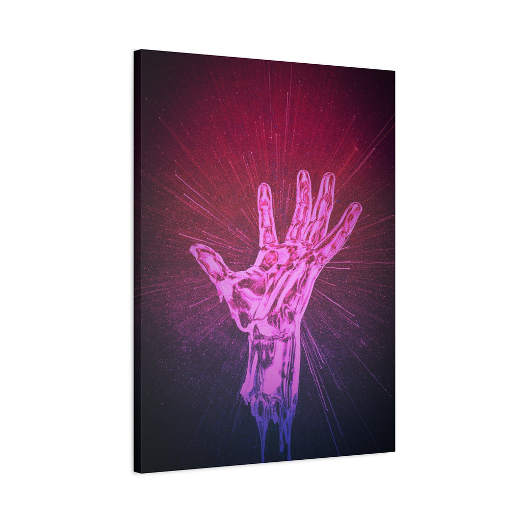 Hand of the Stars Canvas Wall Art - Celestial Cosmic Fantasy Decor