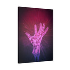 Hand of the Stars Canvas Wall Art - Celestial Cosmic Fantasy Decor