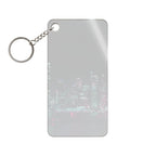 Cyberpunk Harbor Keychain - Neon City Acrylic Charm