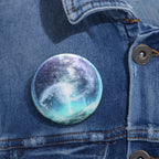 Lost Forest Magic Portal Pin - Fantasy Art Button
