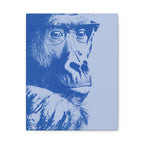 Educated Gorilla Canvas Wall Art - Abstract Modern Primate Decor
