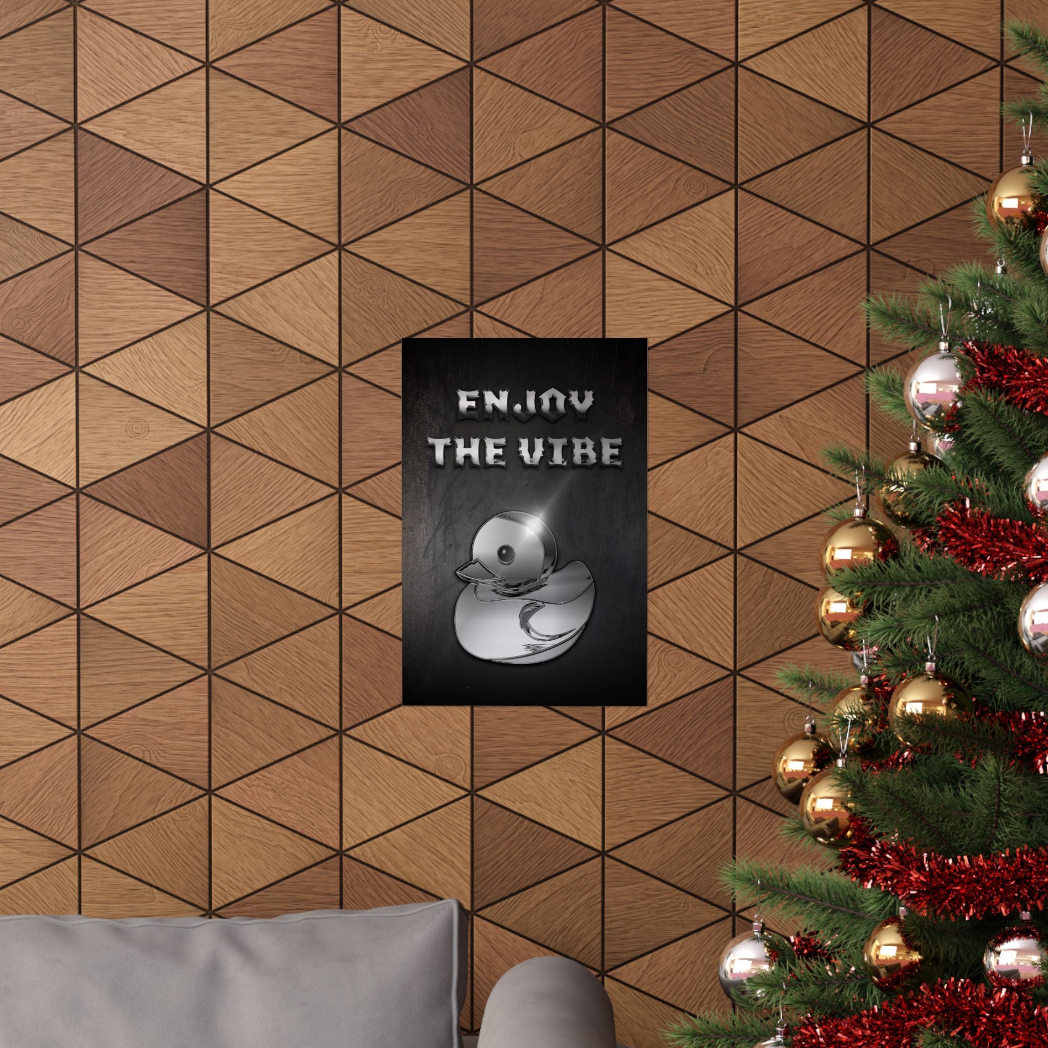 Enjoy the Vibe Poster - Aesthetic Typography Art Print