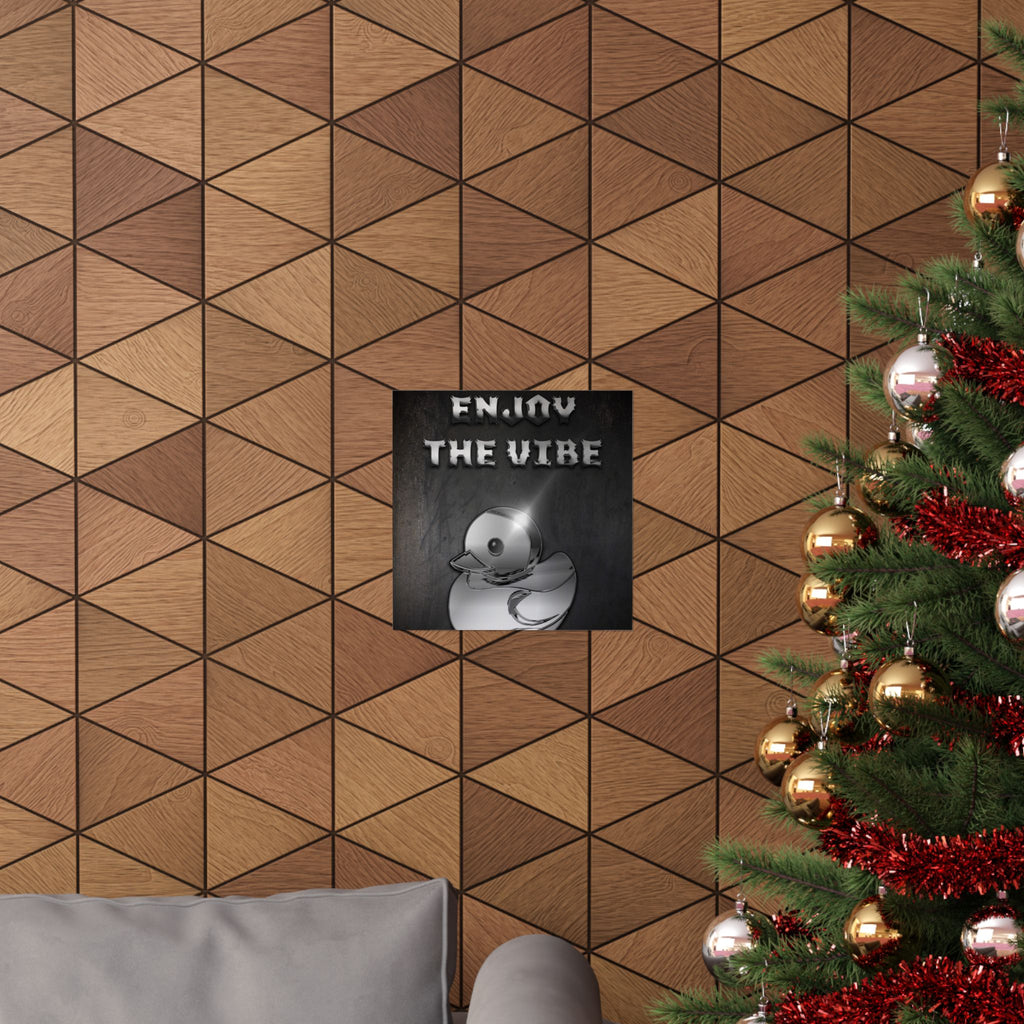 Enjoy the Vibe Poster - Aesthetic Typography Art Print