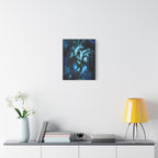 Galaxy Heart Canvas Wall Art - Cosmic Anatomical Space Love Decor
