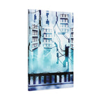 Memory Chamber Canvas Wall Art - Futuristic Sci-Fi Interior Decor