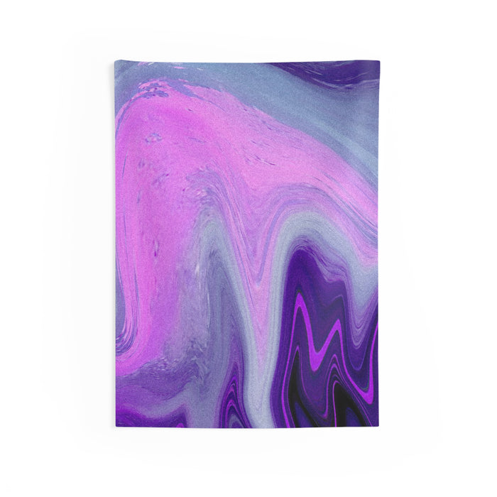 Into the Night Tapestry - Dark Dreamy Abstract Wall Hanging