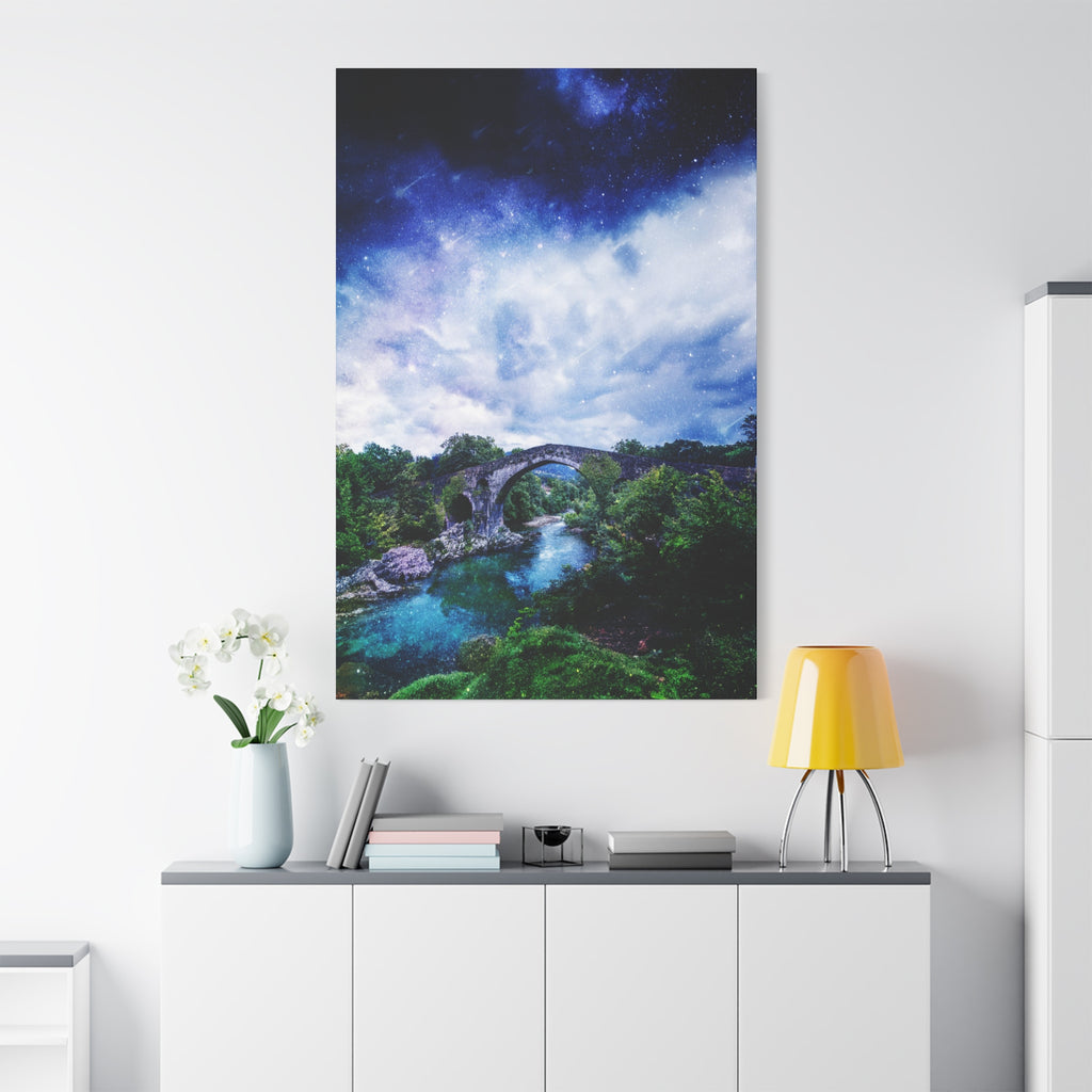 Enchanted Landscape Canvas Wall Art - Fantasy Forest Decor