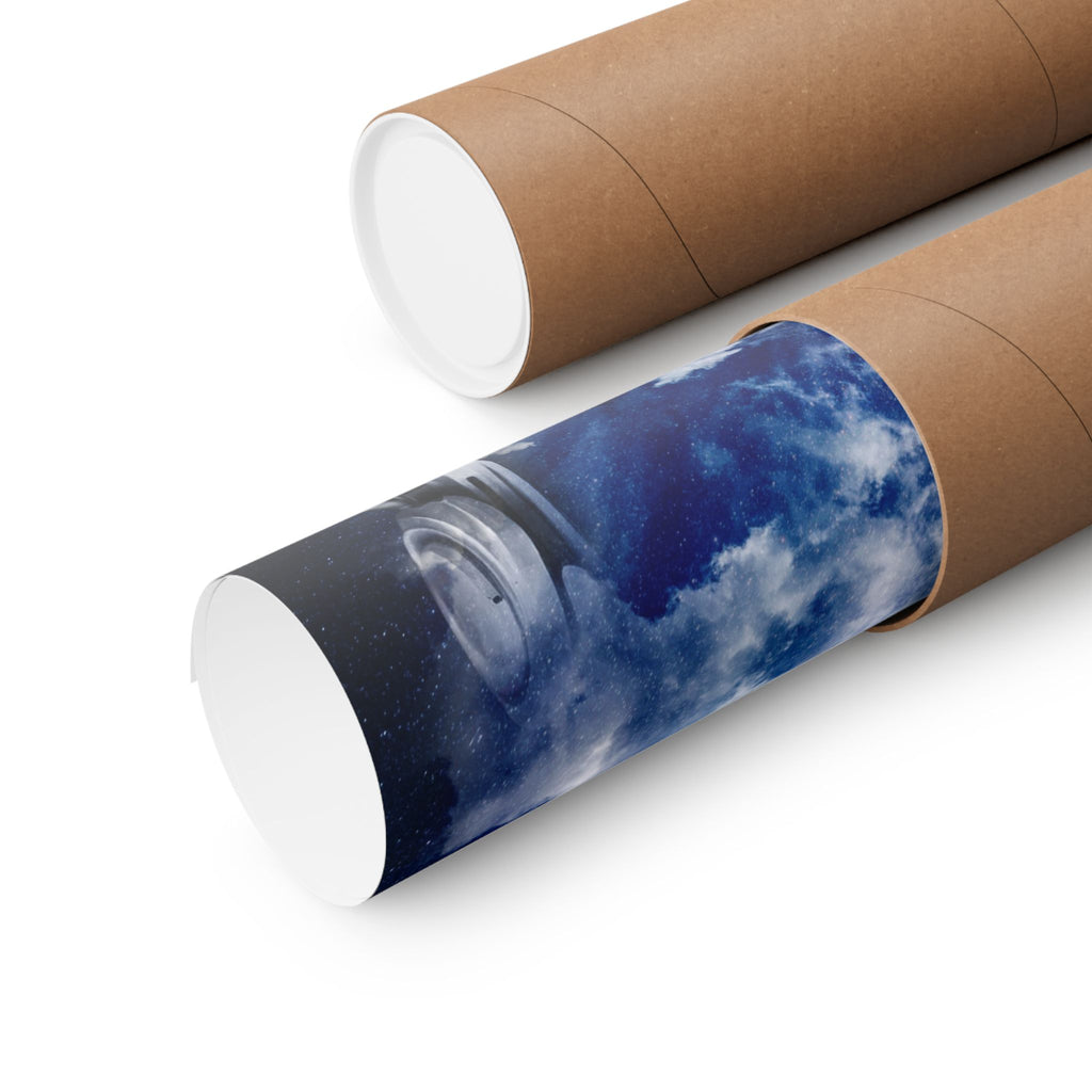 Astronaut in the Clouds Poster - Dreamy Space Art Print