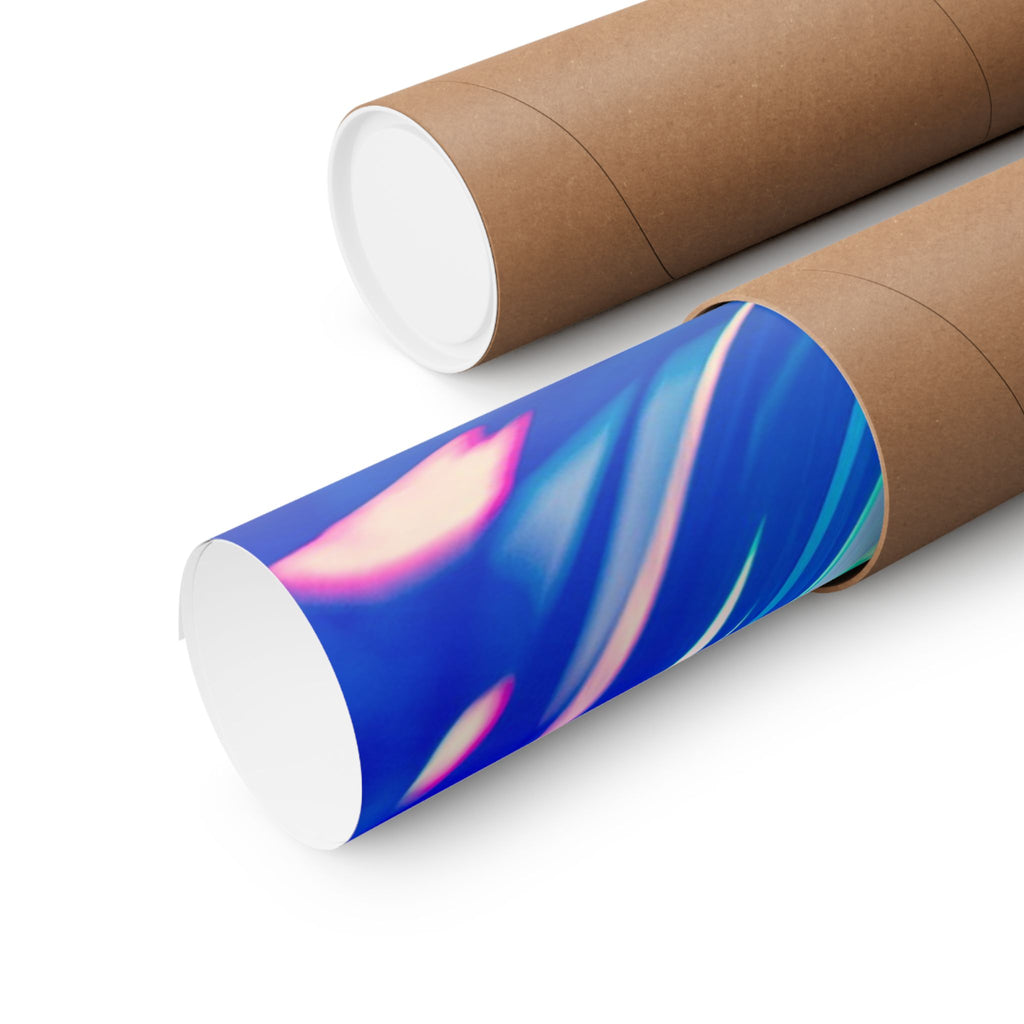 Trippy Holographic Matte Poster Print