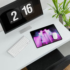 The City of Lights Neon Night Urban Skyline Gaming Mousepad