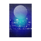 Chicago Pixel Art Poster - Retro 8-Bit Skyline Print