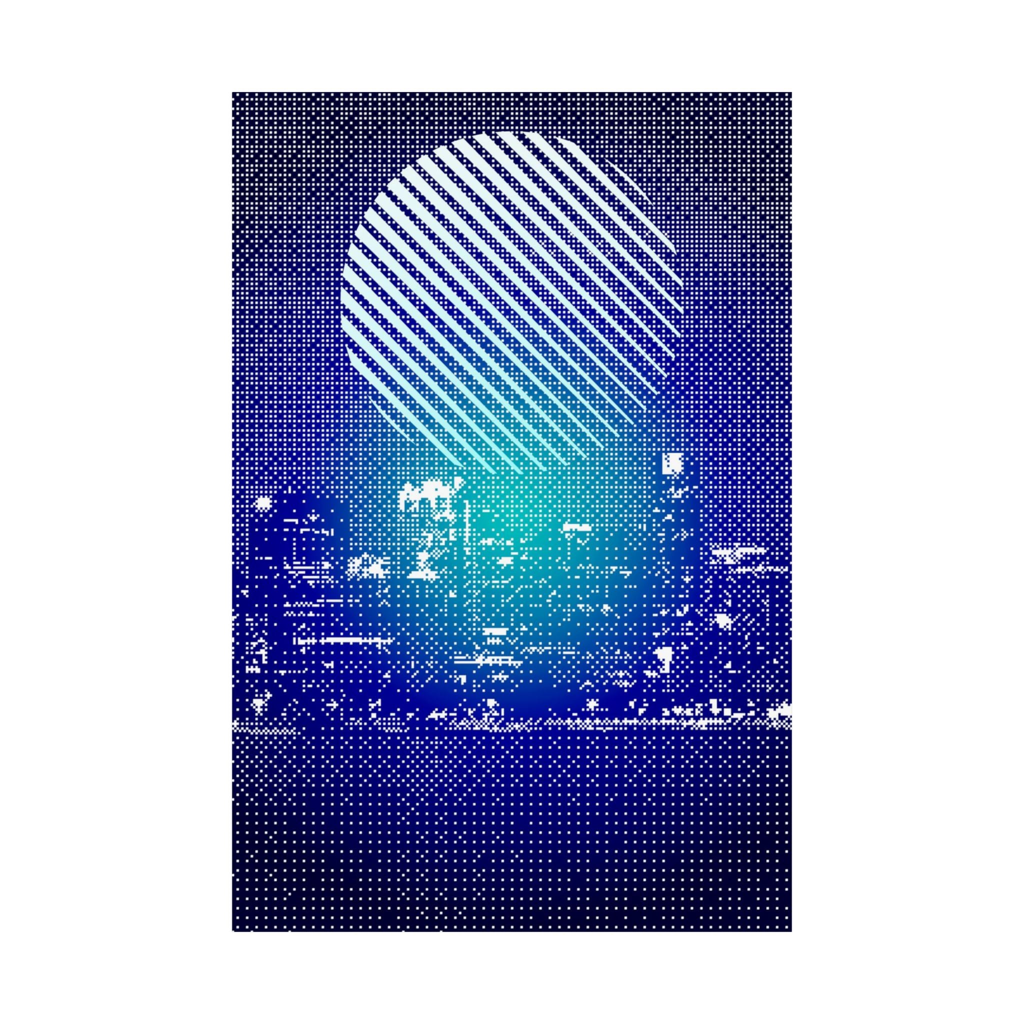 Chicago Pixel Art Poster - Retro 8-Bit Skyline Print