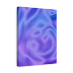 Liquid Metal Mist Pink Canvas Wall Art - Modern Textured Abstract Decor