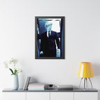 Statue Man Framed Vertical Poster | Premium Matte Art for Home or Office | Perfect Gift for Art Lovers | Modern Design