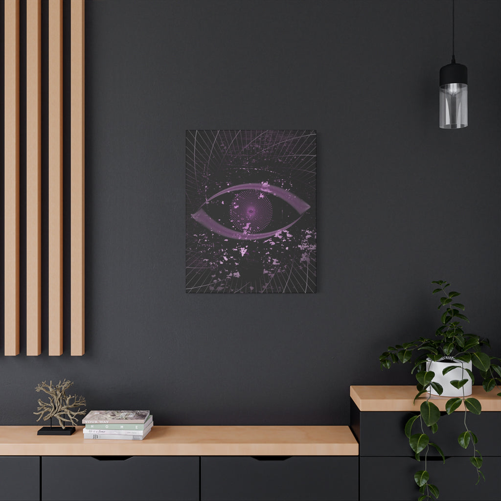 Eye of the Lost Canvas Wall Art - Surreal Dark Third-Eye Decor