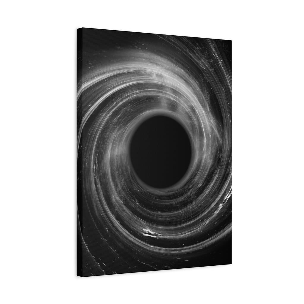 Black Hole Canvas Wall Art - Cosmic Universe Decor