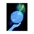 Solar Hand Poster - Abstract Spiritual Cosmic Art Print