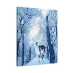 Cosmic Deer Canvas Wall Art - Celestial Animal Decor