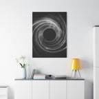 Black Hole Deep Space Canvas Art - Galaxy Vortex Wall Decor