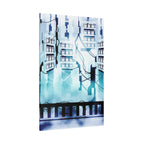 Memory Chamber Canvas Wall Art - Futuristic Sci-Fi Interior Decor
