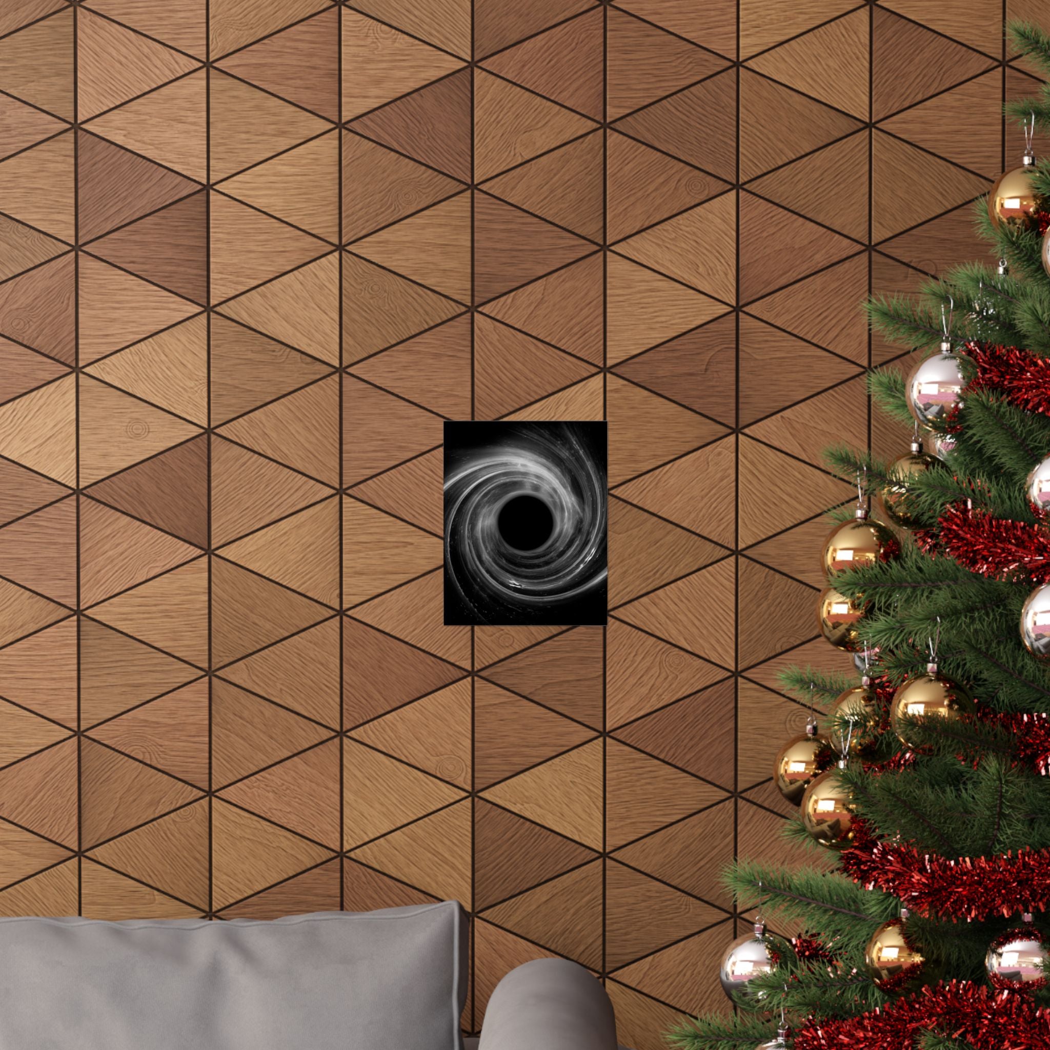 Black Hole Poster Print - Cosmic Deep Space Art
