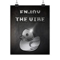 Enjoy the Vibe Poster - Aesthetic Typography Art Print