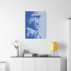 Educated Gorilla Canvas Wall Art - Abstract Modern Primate Decor