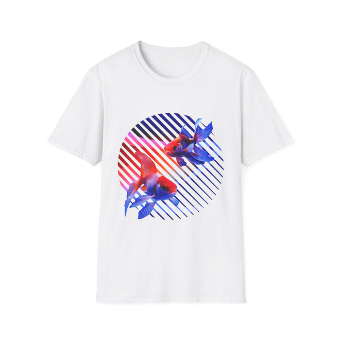 Japanese Koi Attack FX.2 Graphic Tee - Special Edition Cyberpunk Shirt