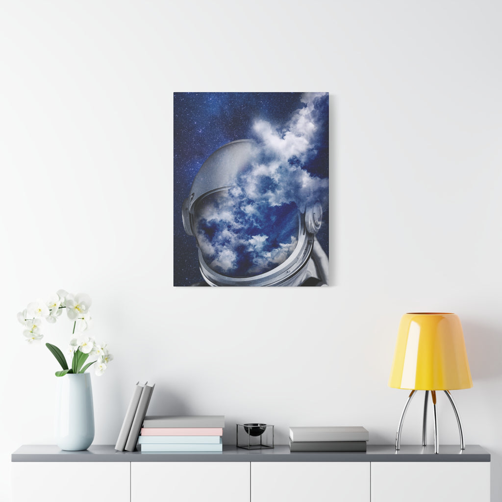 Psychedelic Astronaut Canvas Wall Art - Dreamy Space Decor