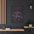 Eye of the Lost Cosmic Canvas Art - Mystical Third-Eye Galaxy Decor
