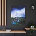 Enchanted Landscape Canvas Wall Art - Fantasy Forest Decor