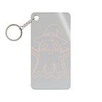 Cute Ghost Keychain - Halloween Acrylic Art Charm