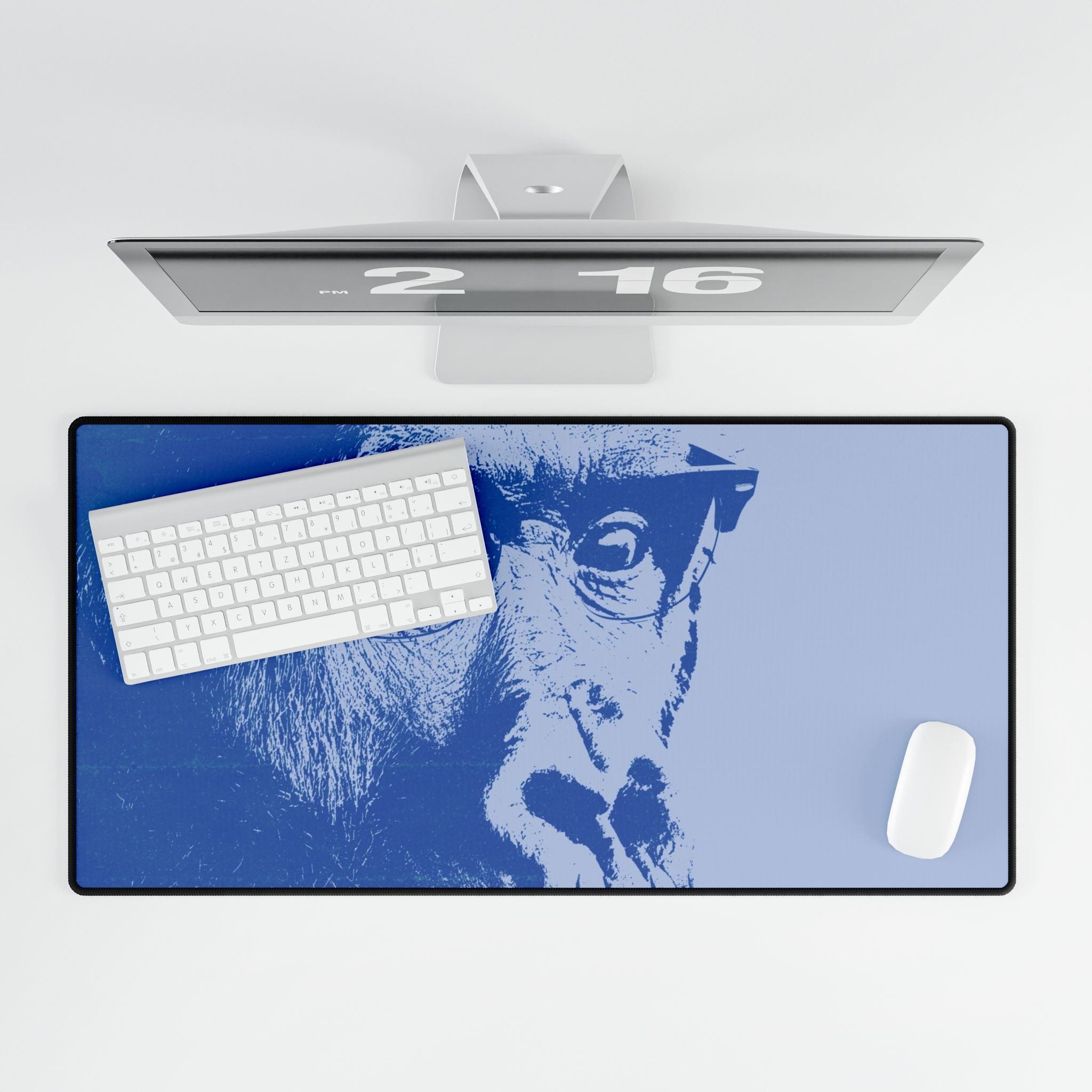 Educated Gorilla Desk Mat - Reading Book Mouse Pad