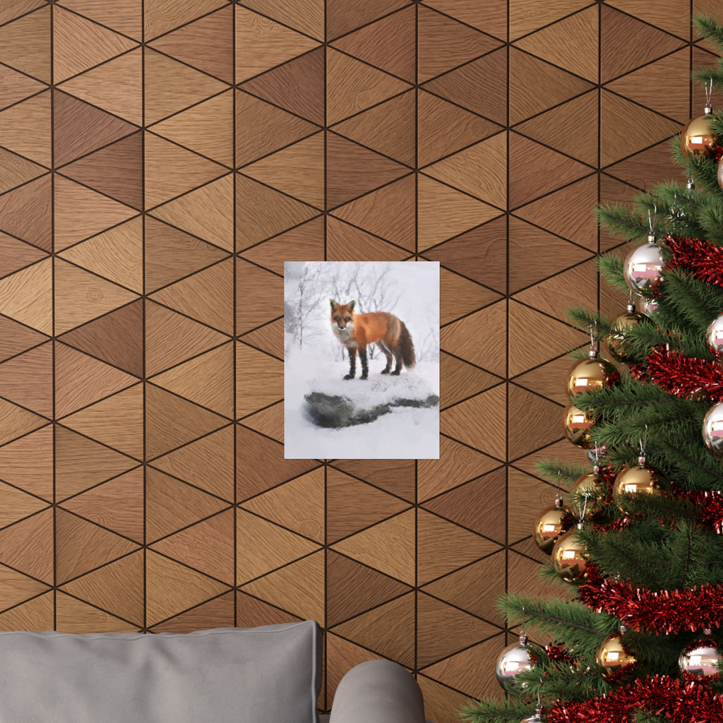 Sprit of The Fox Painting Matte Poster Print