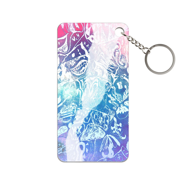 Doodles of a Lost Mind Keychain - Torn Apart Acrylic Charm