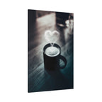 Coffee Love Canvas Wall Art - Aesthetic Kitchen Cafe Decor