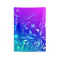 Trippy Holographic Art Tapestry