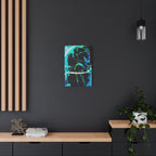 Grunge Space Man Canvas Art - Urban Graffiti Astronaut Decor