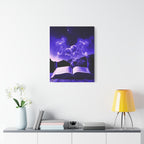 Magic Book Love Spell Canvas Wall Art - Witchy Fantasy Decor
