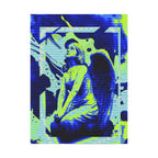 Stone Angel Vaporwave Matte Poster Print