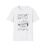 Angels Don't Get Hurt Graphic Tee - Grunge Statement Shirt by Kiyo Arts