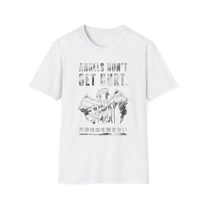 Angels Don't Get Hurt Graphic Tee - Grunge Statement Shirt