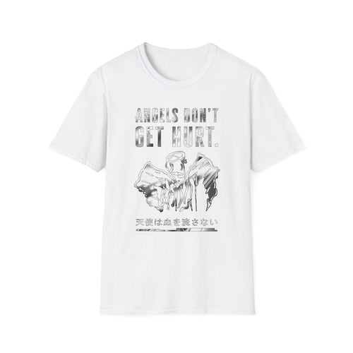 Angels Don't Get Hurt Graphic Tee - Grunge Statement Shirt